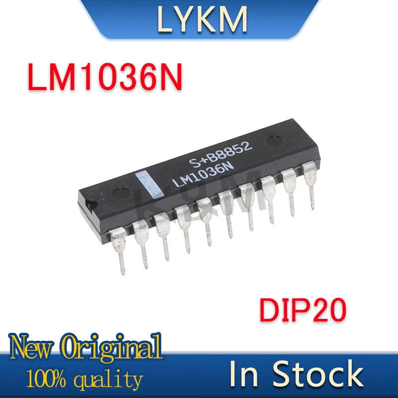 1/PCS Novo Original LM1036N LM1036 DIP-20 de canal Duplo DC controle de volume do chip Em Stock Imagem 0