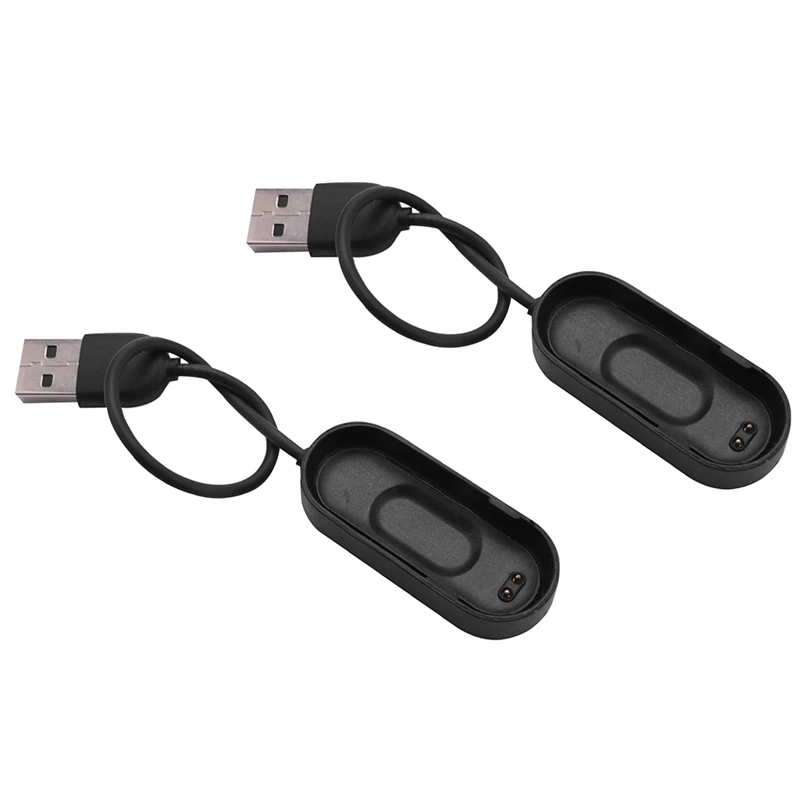 2X USB Cabo de Carregamento Para Mi Banda 4 Substituição da Linha de Adaptador de Carregador de Millet Miband 4 Smart Correia de Pulso Acessórios Imagem 0