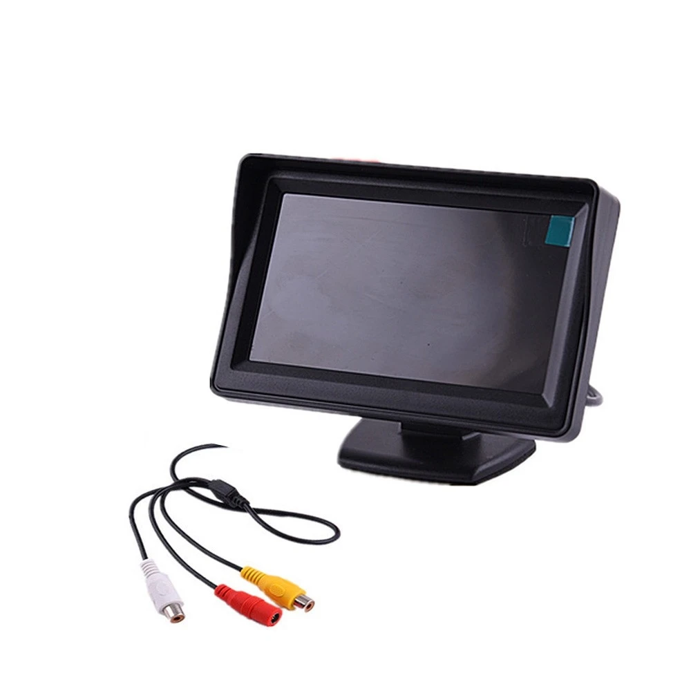 4,3 Polegadas Ecrã LED Veículo Inversa de Vigilância Monitor LCD TFT Imagem 0