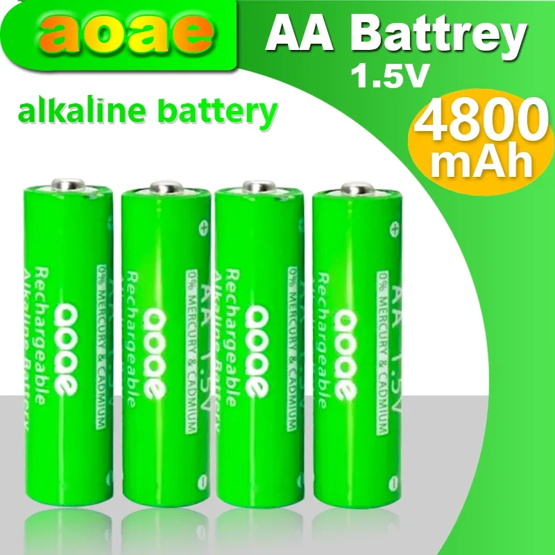 Bateria aa de 1,5 V aa recarregáveis pilhas de 3800mAh bateria Recarregável aa NI-MH bateria Alcalina Adequado para relógios, brinquedos Imagem 0