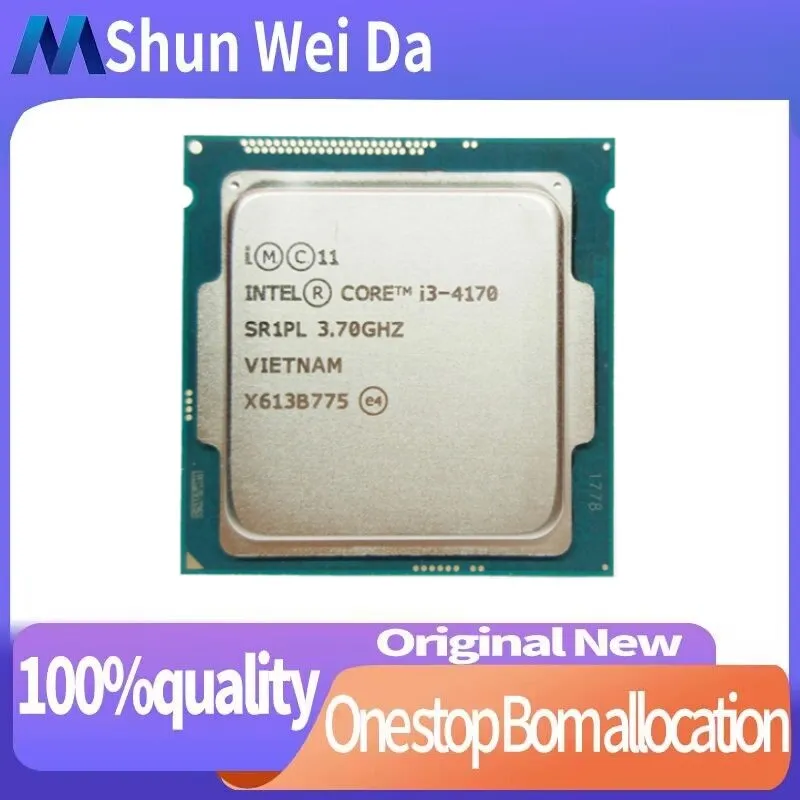 Intel Core i3 4170 3.7 GHz Quad Core SR1PL LGA 1150 I3-4170 CPU Processador Imagem 0