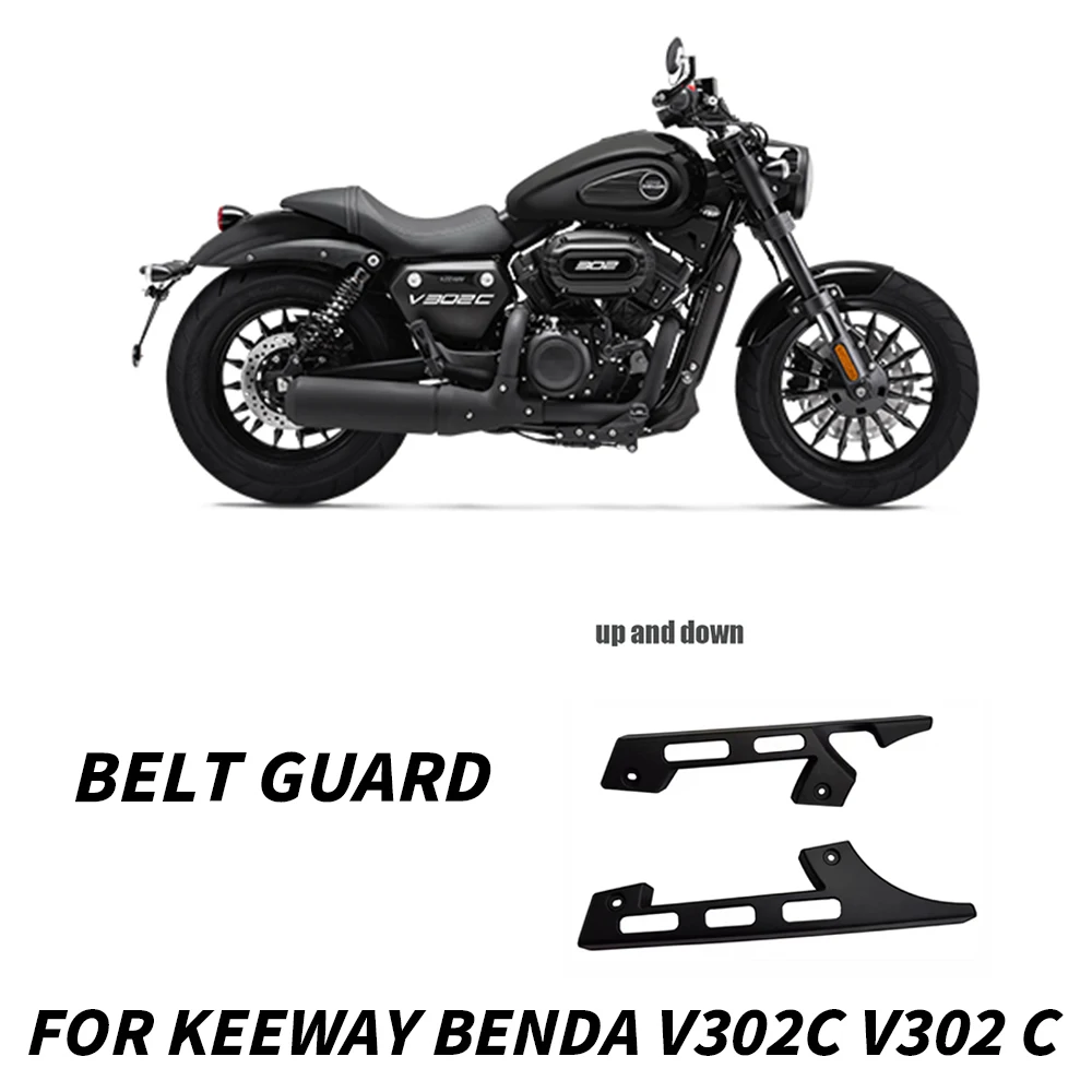 Motocicleta da Correia Superior E Inferior da Tampa de Protecção Para a Keeway Benda V302C V302 C Correia Tampa de Protecção V302C V302 C Imagem 0