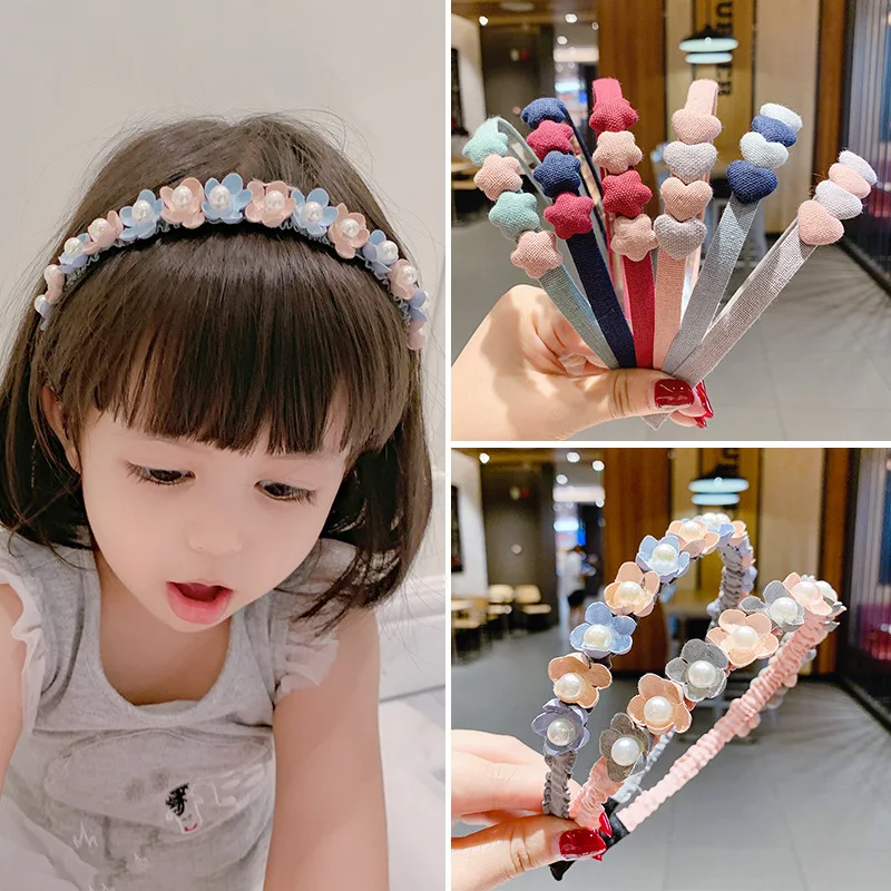 O Coreano Flor De Cabeça Para As Meninas De Strass Coroa Hairbands De Alta Qualidade De Mulheres E Meninas Os Acessórios De Cabelo De Festa Feitos A Mão Da Jóia Imagem 0