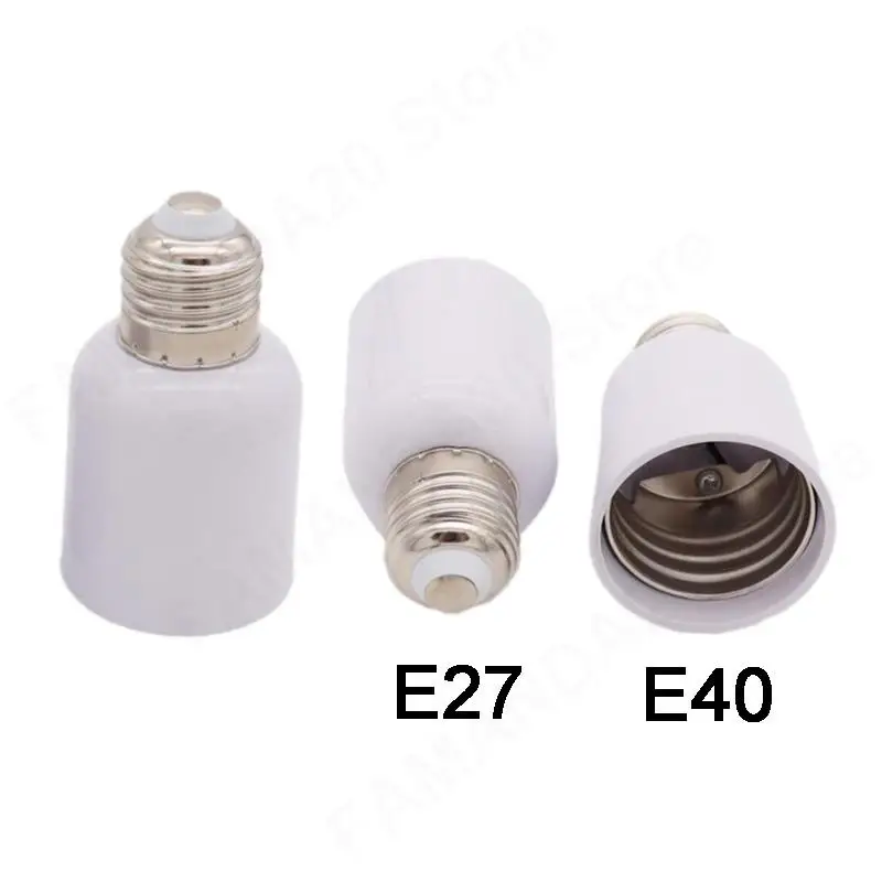 Para E40 E27 Base da Lâmpada LED de Halogéneo CFL Acende a Lâmpada do Soquete da Lâmpada Conversor de Luz, Suporte da Lâmpada Adaptador de Lâmpada para Lâmpada de Luz M20 Imagem 0