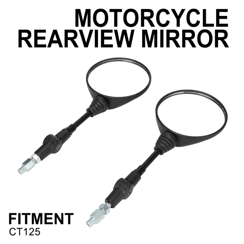 Para a Honda, CT125 Huntercub Espelho Retrovisor do Lado, Espelhos retrovisores de Motocicletas Kit Imagem 0