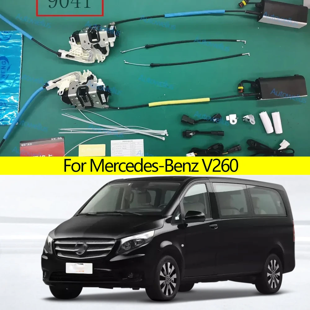 Para a Mercedes-Benz V260 W447 W448 2016+ Elétrico porta de sucção remontagem automática bloqueios de acessórios do Carro Inteligência Soft Close Imagem 0