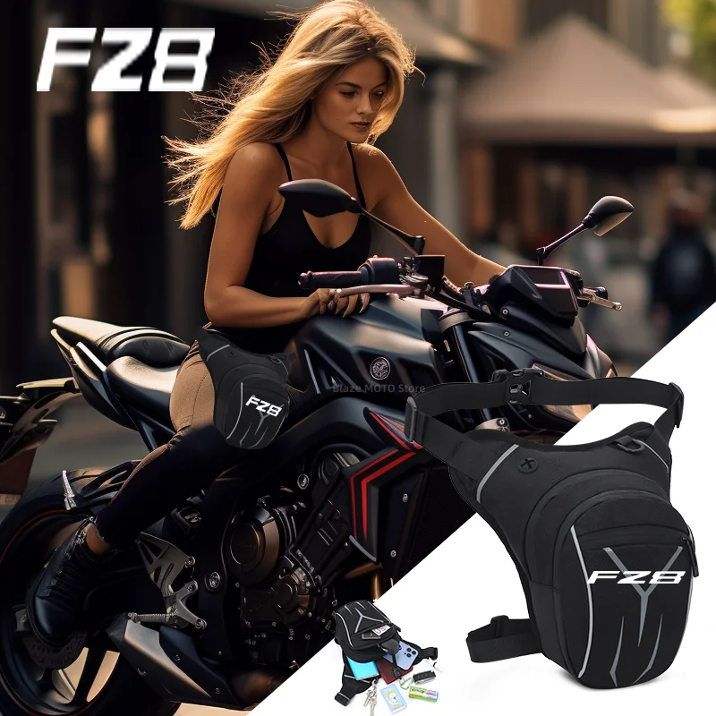 Para a Yamaha FZ8 FZ 8 DE FAZER de 2010 a 2014 2013 2012 2011 Motocicleta Impermeável Queda da Cintura Perna Saco Coxa Cinto de Quadril Bum Tático Militar Imagem 0