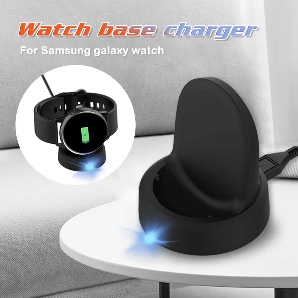 Sem Fio Portátil Do Carregador Rápido De Base Magnética Inteligente De Carregamento Para Samsung Galaxy Watch 5/3 Pro Cobrar Imagem 0