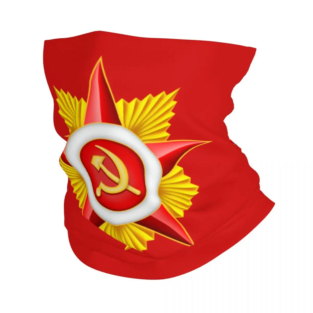 Vermelho Srar União Soviética Lenço de Pescoço Botina Permeável Rosto Lenço Tampa russo CCCP união SOVIÉTICA Socialista Bandeira Cabeça Tubo de Balaclava Imagem 0