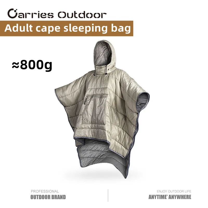 Wearable Cabo de Adultos Saco de Dormir ao ar livre Grande Figura Ultra-leve para Baixo de Algodão Engrossado No Inverno Imagem 0