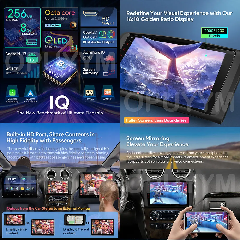 Android 13 Carplay Automático Para o Assento Ateca Cupra 2016 2017 2018 2019 2020 2021 auto-Rádio Multimédia Player de Vídeo Estéreo, wi-FI+4G DSP Imagem 1
