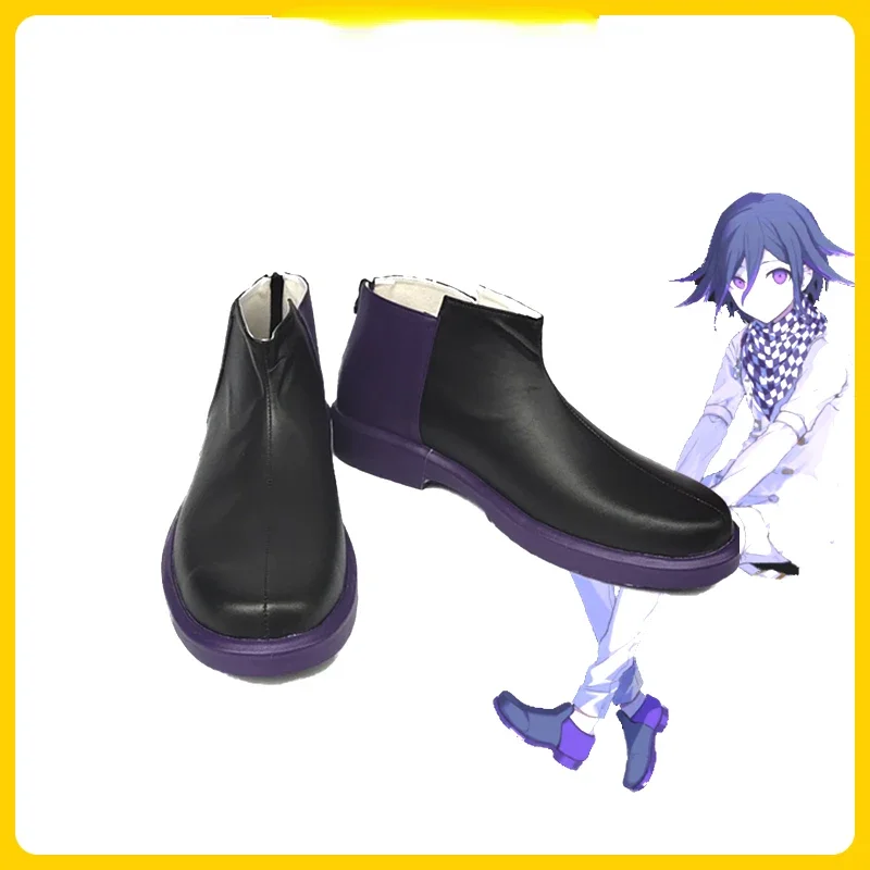 Jogo Oma Kokichi Oma Kokichi Cosplay Sapatos De Quadrinhos De Halloween Anime Cosplay Mulheres Sapatos De Carnaval Sapatos Imagem 1