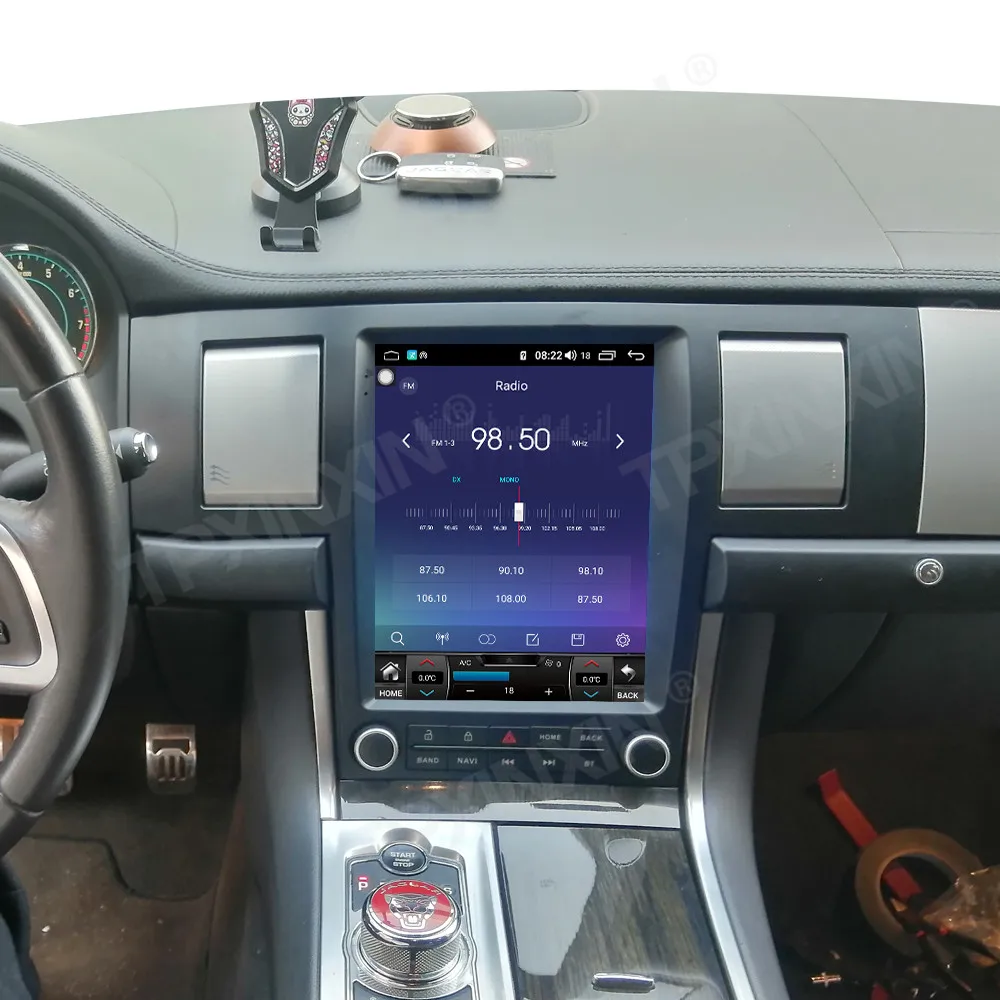 Para a Jaguar XF 2004-2015 CARPLAY Android 12 auto-Rádio Receptor Estéreo Autoradio Player Multimídia GPS de Navegação Imagem 1