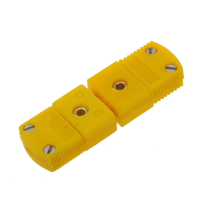 QUENTE-20X de Plástico Amarelo Shell K Termopar Tipo Plug Socket Conjunto de Conector de Imagem 1