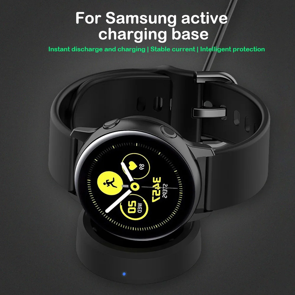 Sem Fio Portátil Do Carregador Rápido De Base Magnética Inteligente De Carregamento Para Samsung Galaxy Watch 5/3 Pro Cobrar Imagem 1