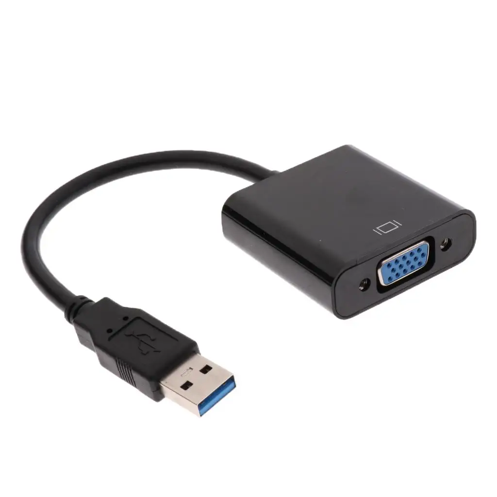 USB 3.0 para VGA Externo da Placa de Vídeo Monitor Multi Adaptador de Cabo para Computador Imagem 1
