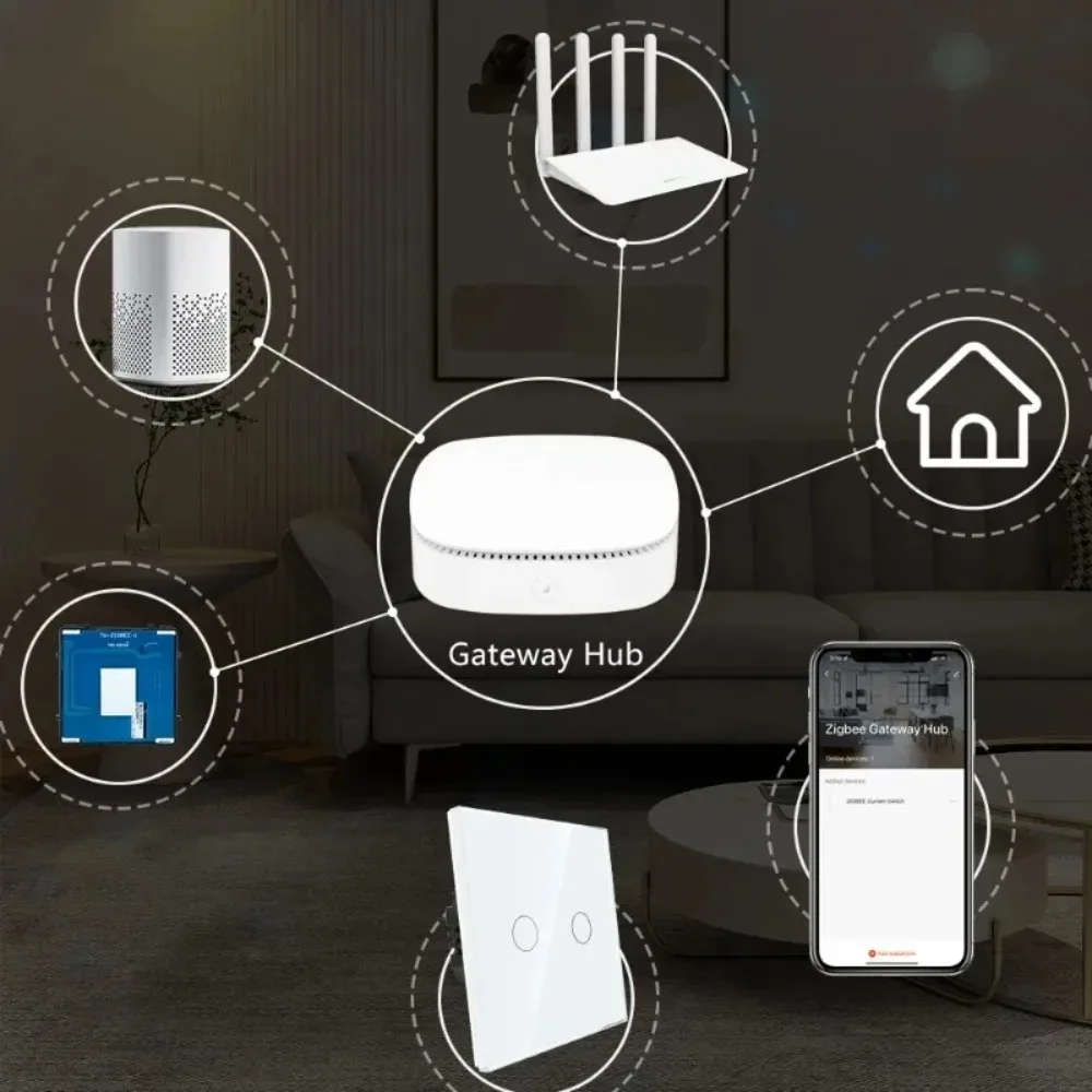 ZigBee Mudar o Smart Interruptores de Luz e Tomada de Alimentação de Peças Necessidade Neutro,Branco Painel de Vidro da UE Tomadas de Parede DIY Parte de Casa Inteligente Imagem 1
