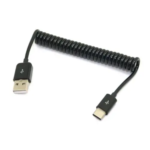 Zihan Trecho USB-C 3.1 Tipo C, do sexo Masculino para o Padrão USB 2.0 Macho A um Cabo de Dados para Imagem 1