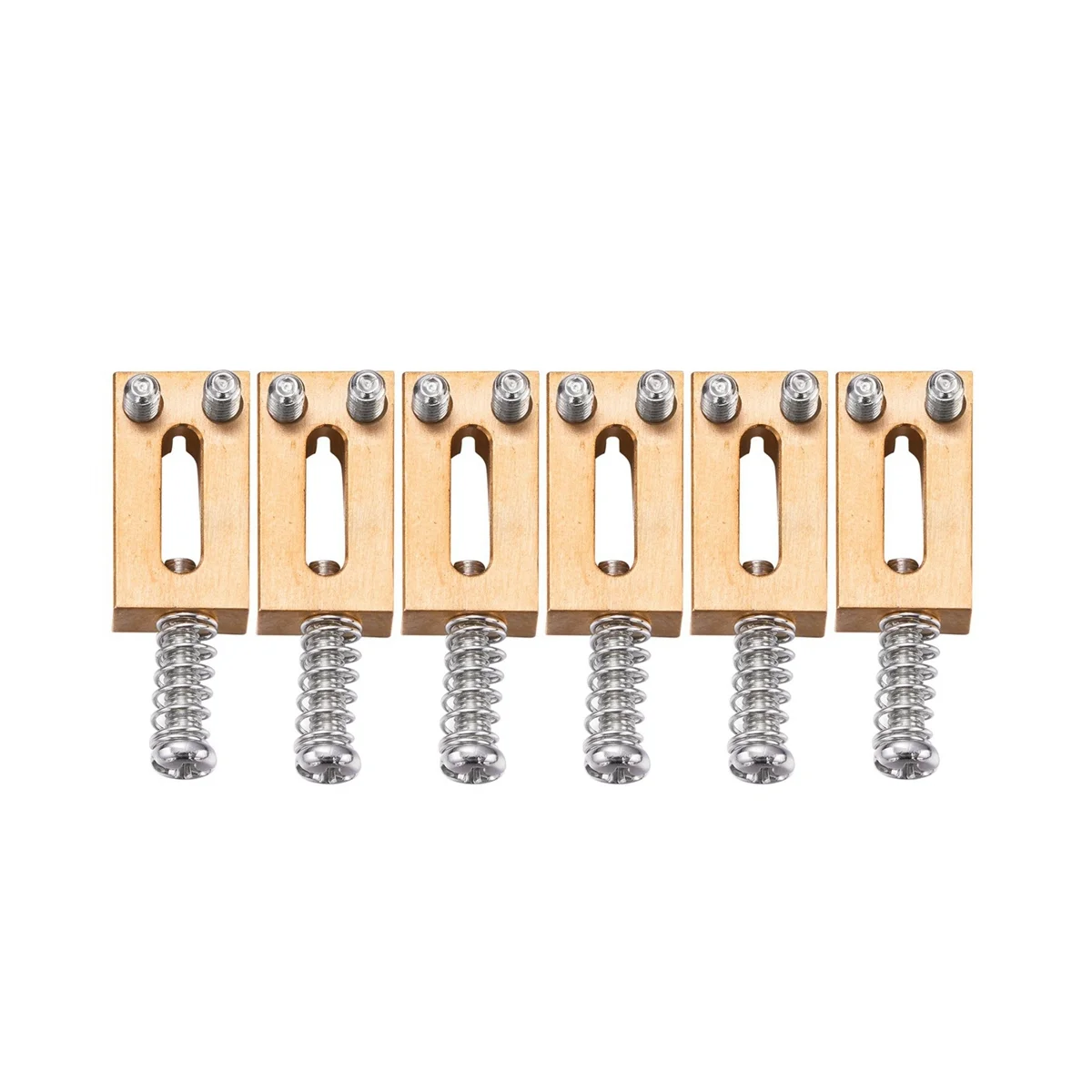 6 Pcs Guitarra Elétrica Único Shake Tremolo Bridge Cadeia de Código, Seqüência de Fundo Pressionando a Barra de Seqüência de caracteres de Código ,Prata Imagem 2