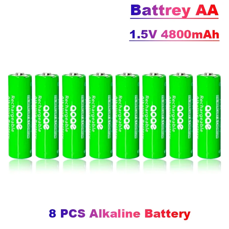 Bateria aa de 1,5 V aa recarregáveis pilhas de 3800mAh bateria Recarregável aa NI-MH bateria Alcalina Adequado para relógios, brinquedos Imagem 2