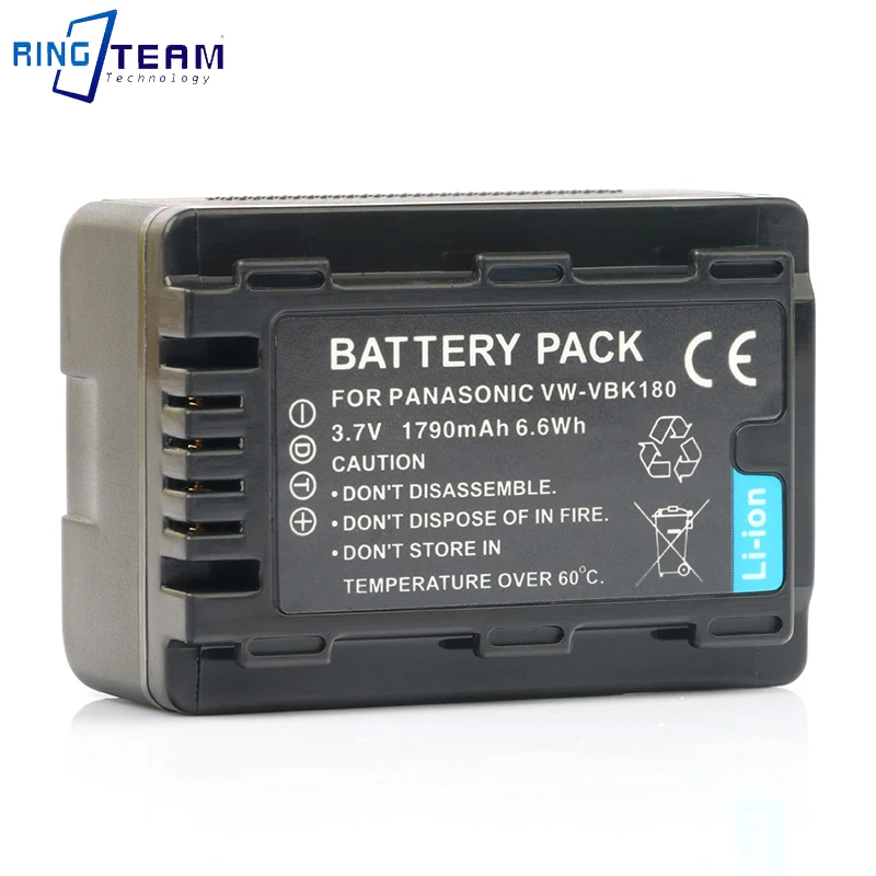 Bateria recarregável de 3,7 V Bateria de Lítio Adequado Para Panasonic VW-VBL090 VBL090GK VBK180 VBK180GK VBK360 Câmeras Digitais Imagem 2