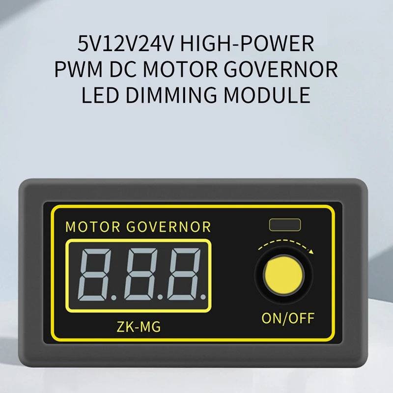 DC PWM Controlador de Velocidade do Motor do Ventilador do Motor do Controlador do Display do Controlador do Motor LED de Escurecimento Módulo de 5V 12V 24V 150W Imagem 2