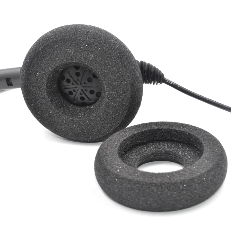 Fone de ouvido de Espuma Earpads de Cancelamento de Ruído Almofadas de Ouvido de Espuma para Sennheiser SC60 USB ML de Fone de ouvido Confortável Earmuff de Substituição Imagem 2