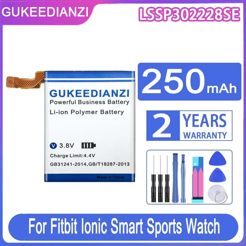 GUKEEDIANZI Bateria de Substituição LSSP321830AE (FB502) 250mAh/310 mah Para o Fitbit Blaze FB502 LSSP321830/iônica Inteligente de Assistir Esportes Imagem 2