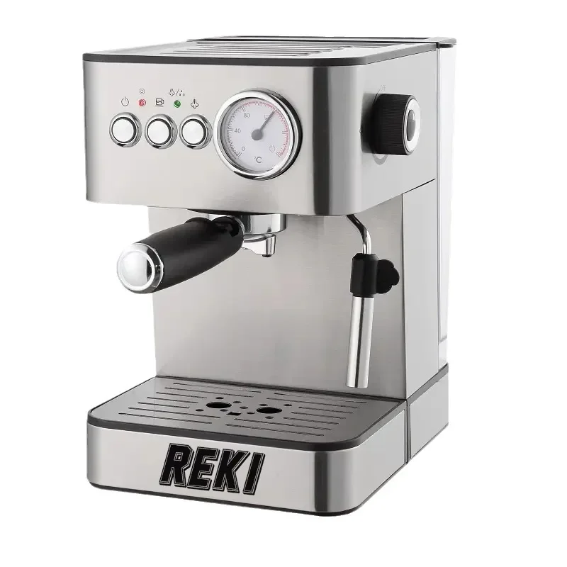Houselin Profissional de Máquina de café Expresso 15-Bar, máquina de café Expresso com Leite Bocal de Vapor Varinha para Cappuccino e Latte Imagem 2