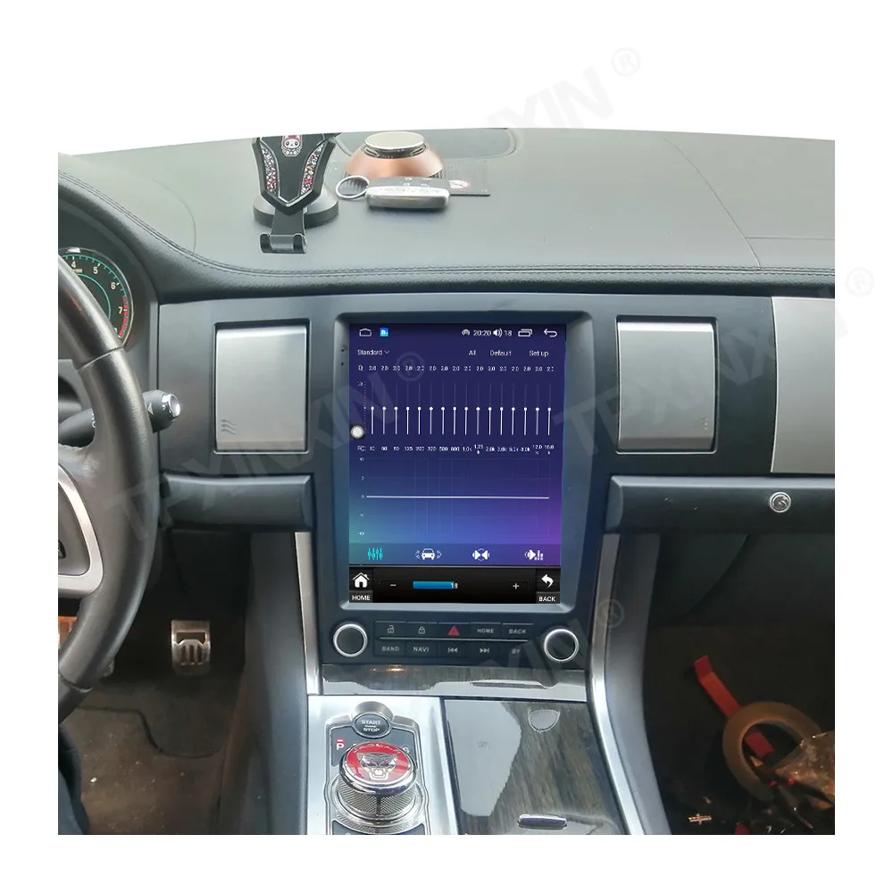 Para a Jaguar XF 2004-2015 CARPLAY Android 12 auto-Rádio Receptor Estéreo Autoradio Player Multimídia GPS de Navegação Imagem 2