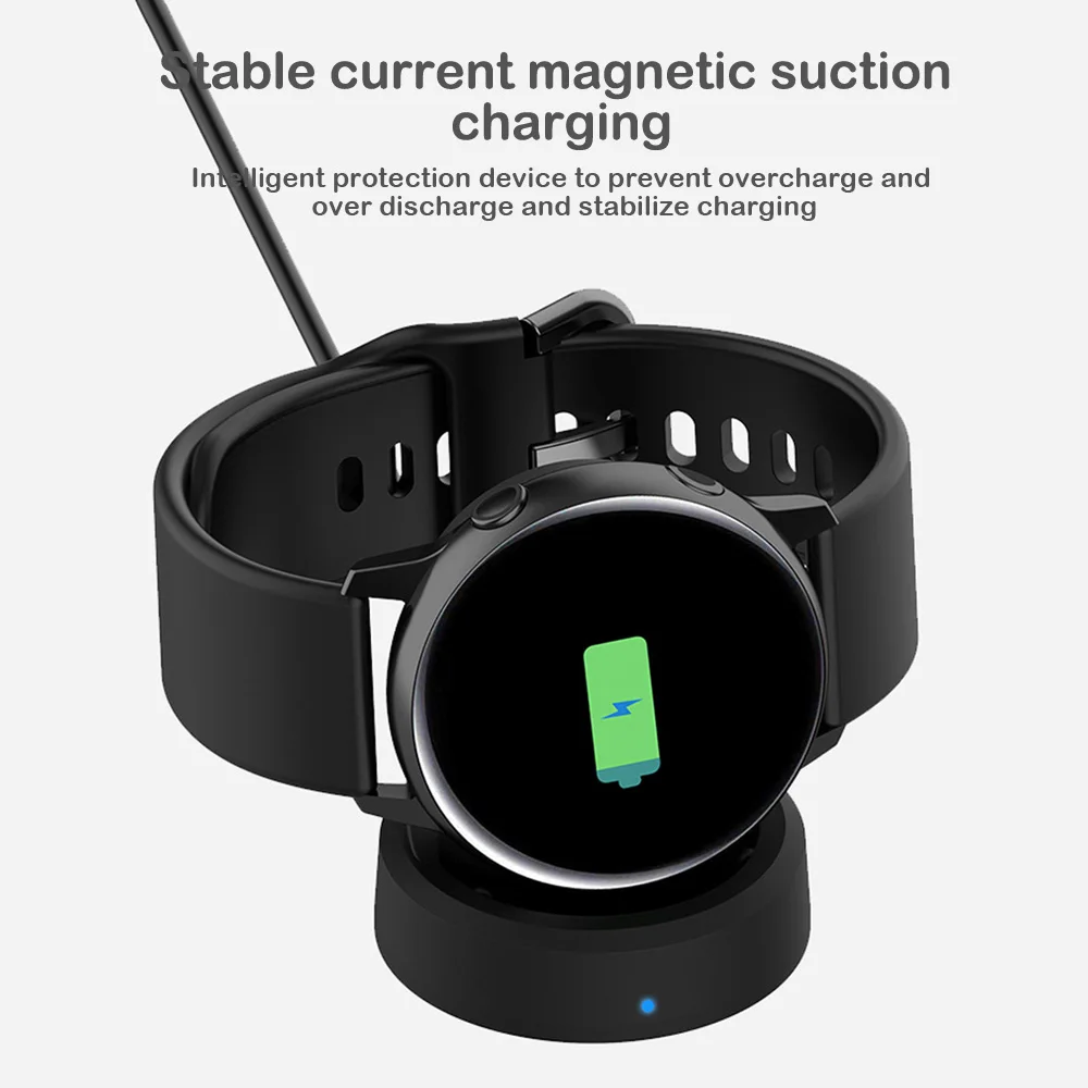 Sem Fio Portátil Do Carregador Rápido De Base Magnética Inteligente De Carregamento Para Samsung Galaxy Watch 5/3 Pro Cobrar Imagem 2