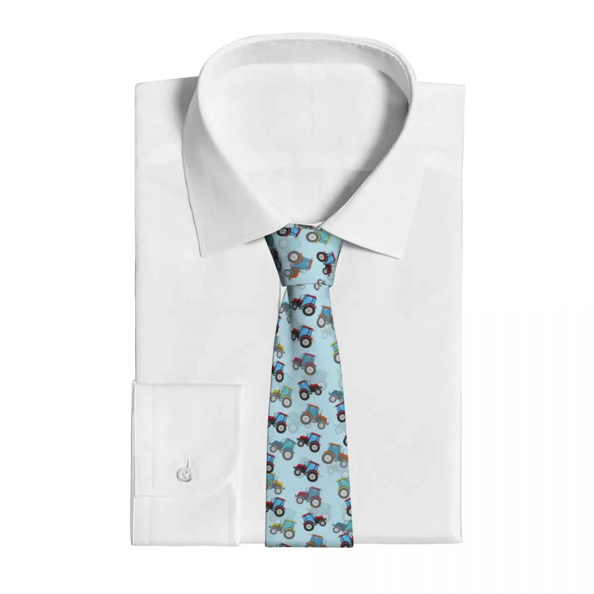 Tratores Bonito Imprimir Gravata Para Homens, Mulheres Gravata De Laço Acessórios De Vestuário Imagem 2