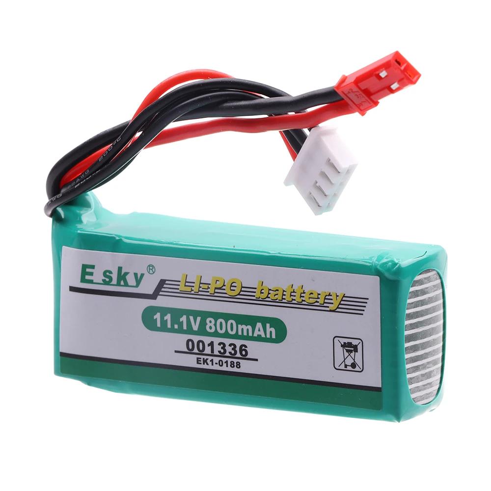 11.1 V 800mAh bateria Recarregável para Esky EK1-0188 001336 Grande LAMA E020/E515A Helicóptero para o Modelo de avião 1/2/3/4/5PCS Imagem 3