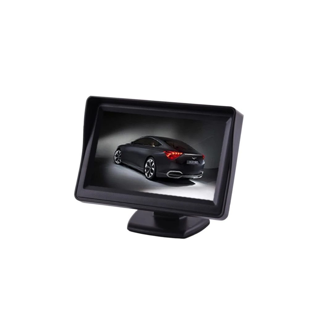4,3 Polegadas Ecrã LED Veículo Inversa de Vigilância Monitor LCD TFT Imagem 3