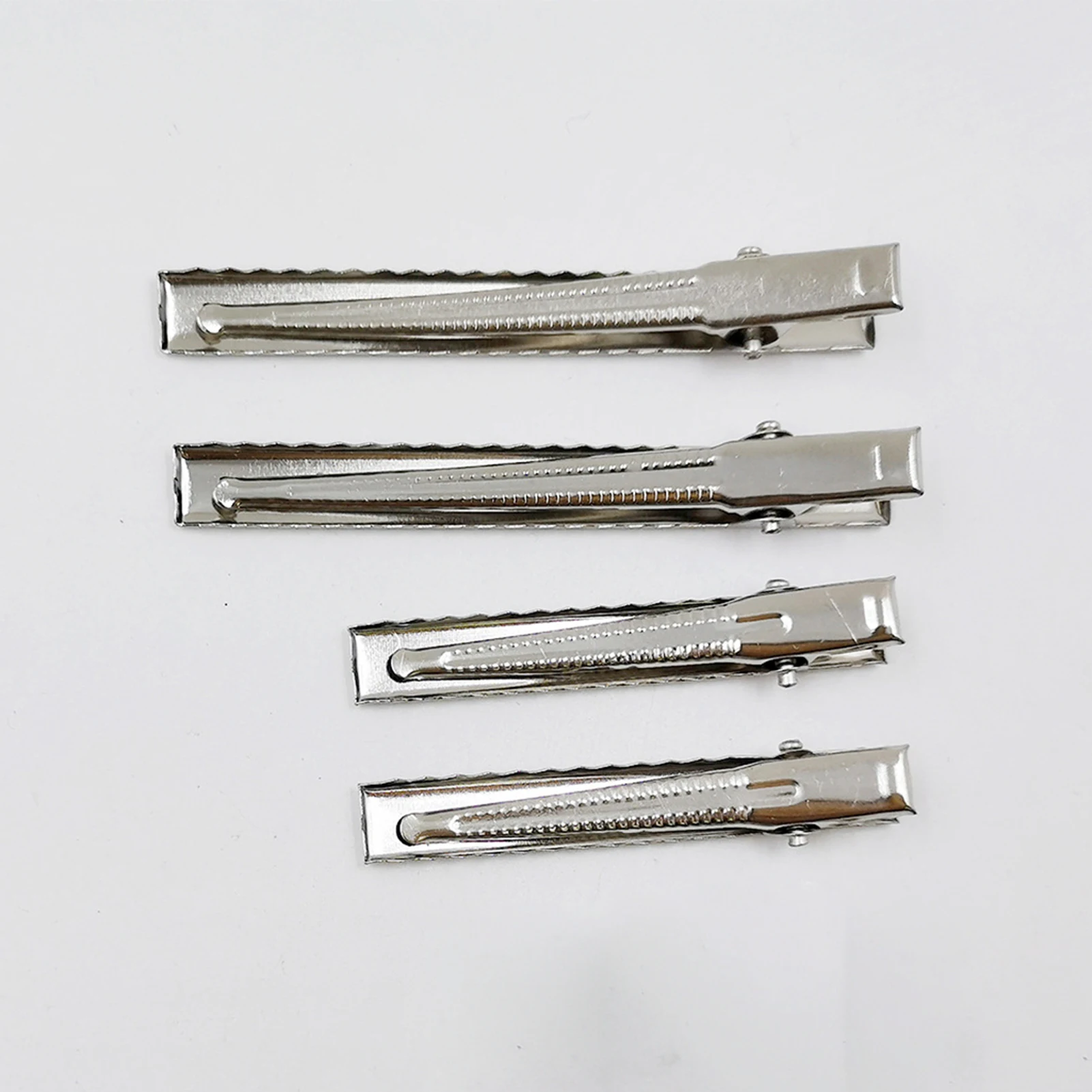 50pcs Fabricantes de fornecimento grossista de pato clipe de DIY clipe de metal acessórios de cabelo clip de um pack Imagem 3