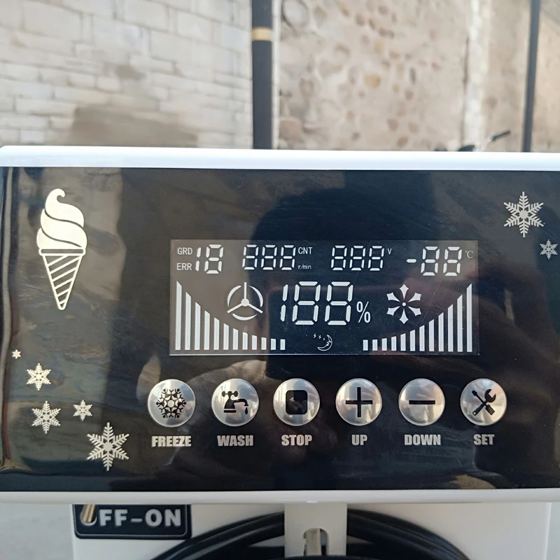 A Mais Alta Qualidade Totalmente Automático Soft Máquina Do Creme De Gelo, De Mesa Comerciais Máquina De Frozen Yogurt Imagem 3