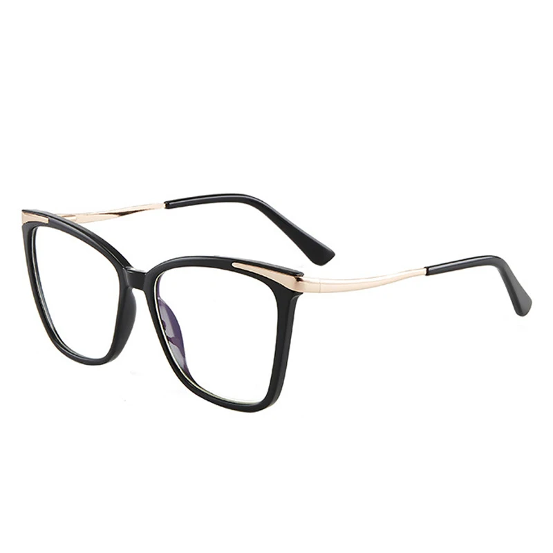 Alta qualidade Anti Azul Ligth Armação de Óculos Olho de Gato Quadros Computador Óculos Mulheres Decorativos Óculos Laides da Moda Eyewear Imagem 3