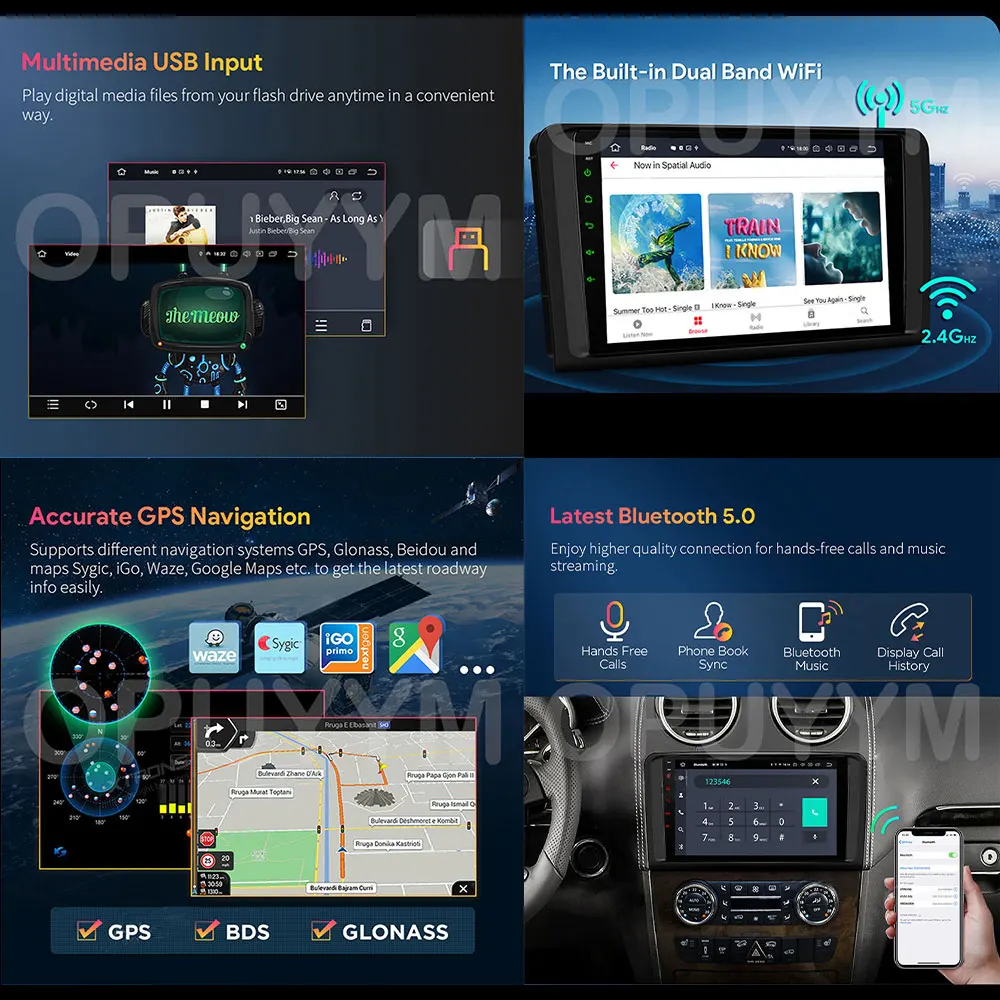 Android 13 Carplay Automático Para o Assento Ateca Cupra 2016 2017 2018 2019 2020 2021 auto-Rádio Multimédia Player de Vídeo Estéreo, wi-FI+4G DSP Imagem 3