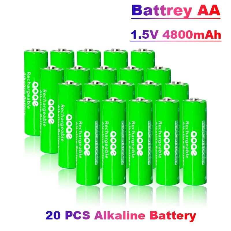 Bateria aa de 1,5 V aa recarregáveis pilhas de 3800mAh bateria Recarregável aa NI-MH bateria Alcalina Adequado para relógios, brinquedos Imagem 3