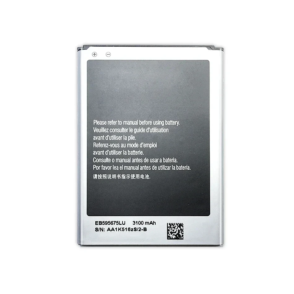 Bateria para Samsung Galaxy Note 2, EB595675LU, 3100mAh, 3100mAh, N7108, N7108D, N7105, N7100, N7102, N719, T889, I605 Imagem 3