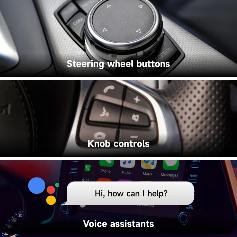 FLIXIVI Android 13 CarPlay AI Caixa sem Fios Android Automático com Multimeida Vídeo Caixa de Fábrica com CarPlay para Toyota Kia VW Imagem 3