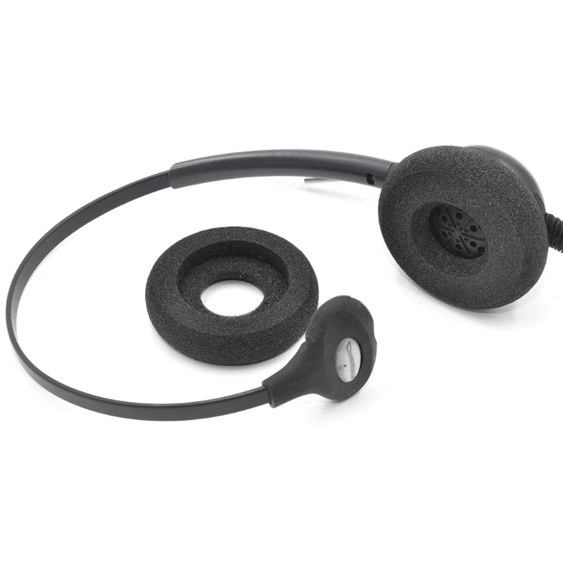 Fone de ouvido de Espuma Earpads de Cancelamento de Ruído Almofadas de Ouvido de Espuma para Sennheiser SC60 USB ML de Fone de ouvido Confortável Earmuff de Substituição Imagem 3
