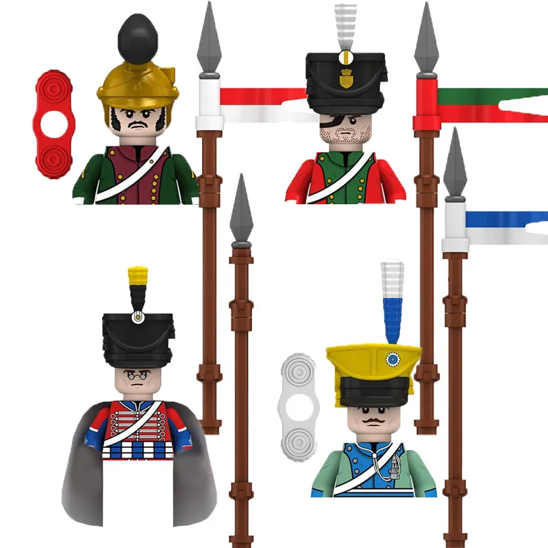Militar Blocos de Construção da Ação do Soldado Figuras Presentes Armas Armas de Guerra das Rosas Guerras Napoleônicas Castelo Medieval, Cavaleiros do Exército Imagem 3