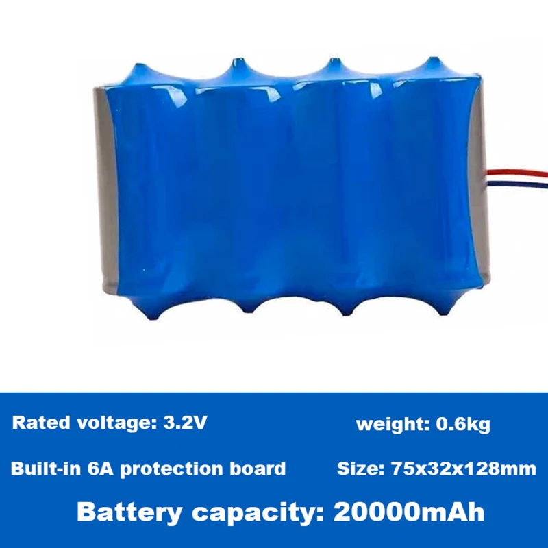 Original 32650 lâmpada solar da bateria 3.2 V lítio de grande capacidade de bateria solar, a lâmpada de rua do floodlight da bateria com a protecção do painel de Imagem 3