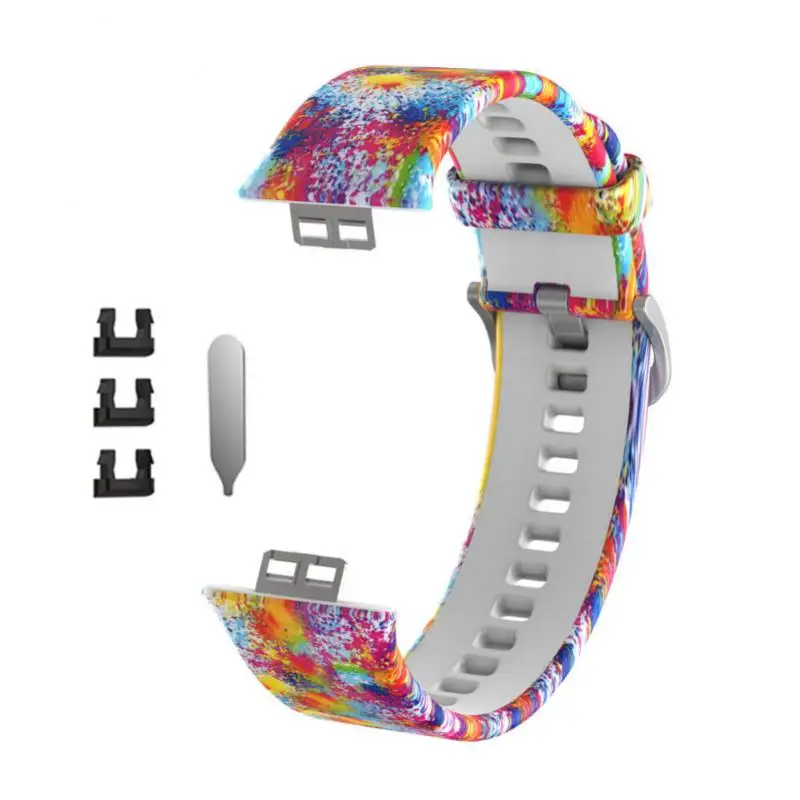 1~5PCS Para o Relógio Ajuste Banda de Silicone Inteligente Relógio de Pulso Banda Com Acessórios de Montagem Bracelete Para Relógio Alça de Ajuste Imagem 4