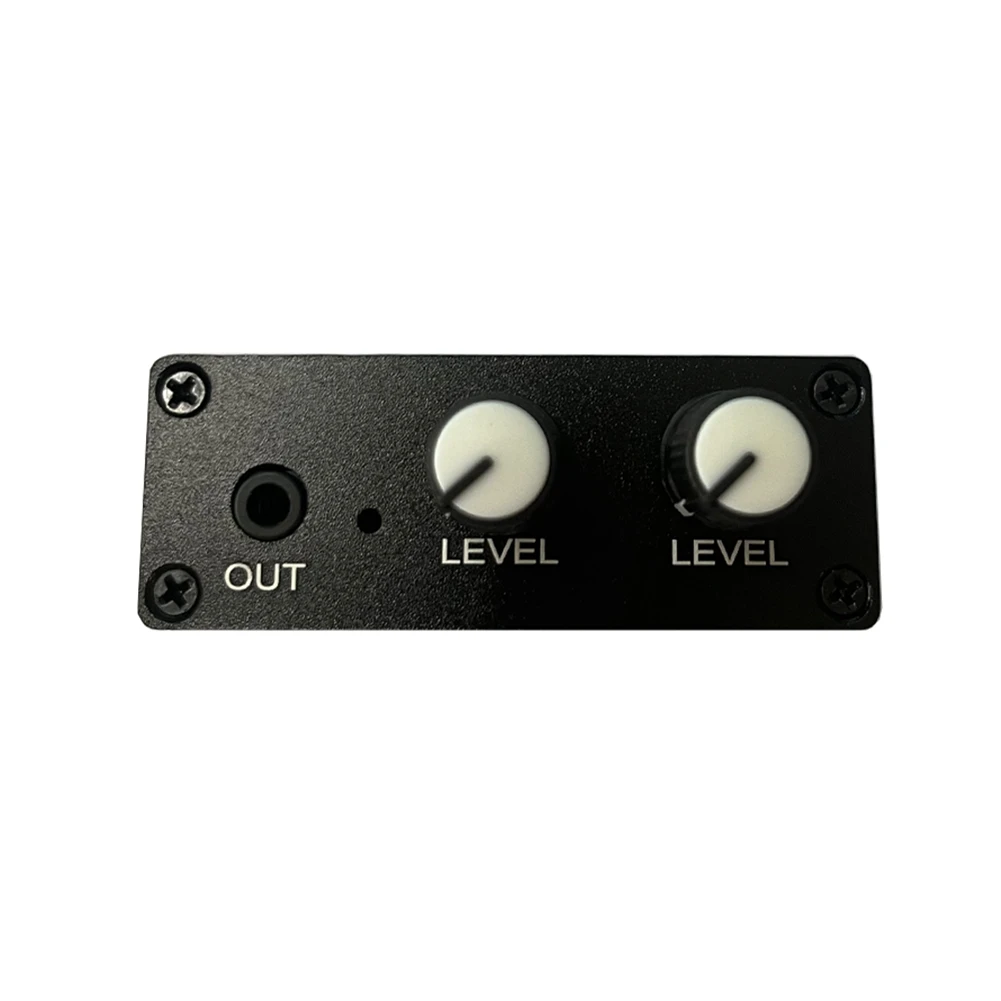 AU-202 Stereo Mixer de Áudio Distribuidor para Fone de ouvido Externo-AMPLIFICADOR de Potência Independente e Controle de 2 Entrada 2 Saída Plug UE Imagem 4