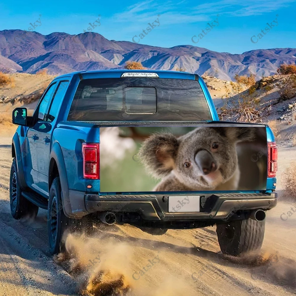 Animal - Koala Caminhão Traseira, Adesivo Decalque Envoltório de Vinil de Alta-Definição, Gráfico de Impressão Adequado para caminhonetes Imagem 4