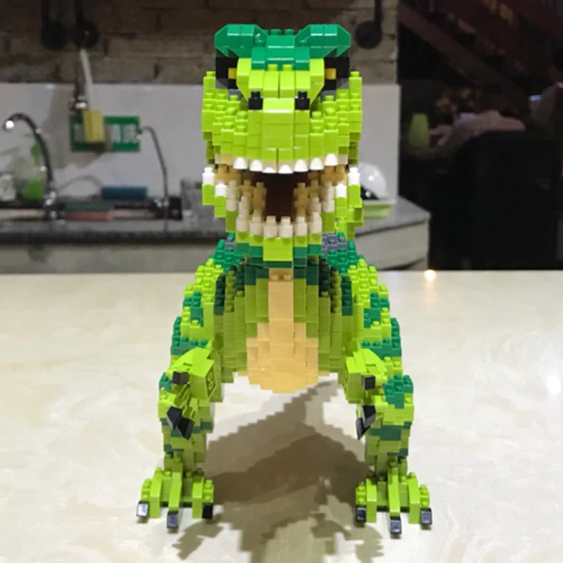 Balody 16089 Período Jurássico Dinossauro Velociraptor Monstro Animal 3D Mini Blocos de Diamante Tijolos de Construção de Brinquedo Para as Crianças Sem Caixa Imagem 4
