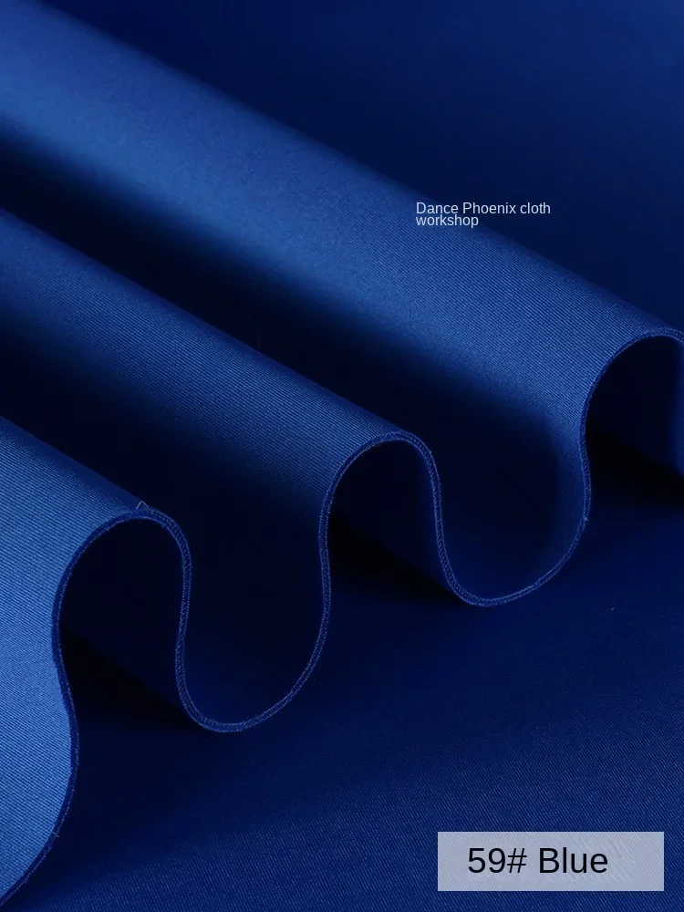 Espaço De Tecido De Algodão Azul Engrossado Vácuo Tecido Elástico Designer De Roupas De Grosso Pano Diy De Costura Por Medidores De Material Imagem 4