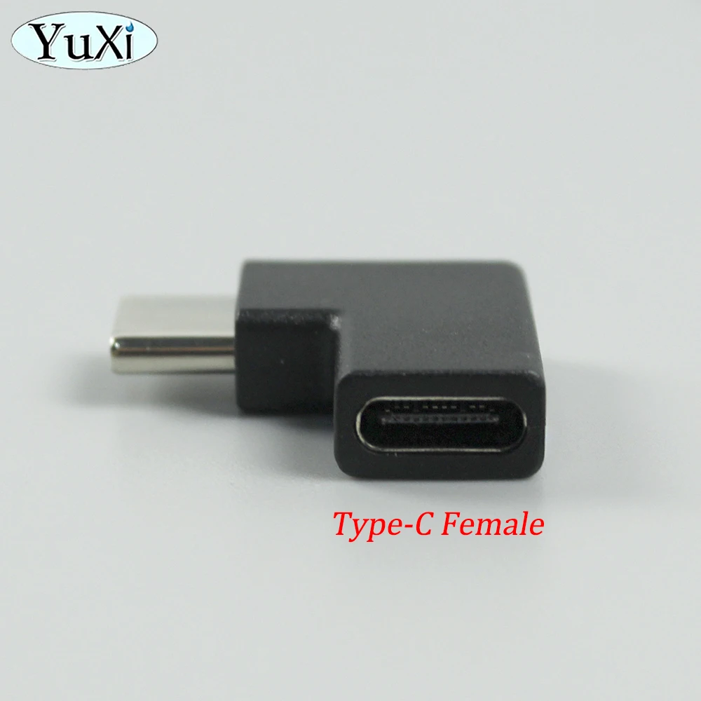 1/2/5Pcs USB 3.1-Tipo C Adaptador OTG Tipo Macho para C-Tipo C Feminino Conversor de 10 Gbps Para Macbook Telefone PC Pad 90 Grau Conector Imagem 5